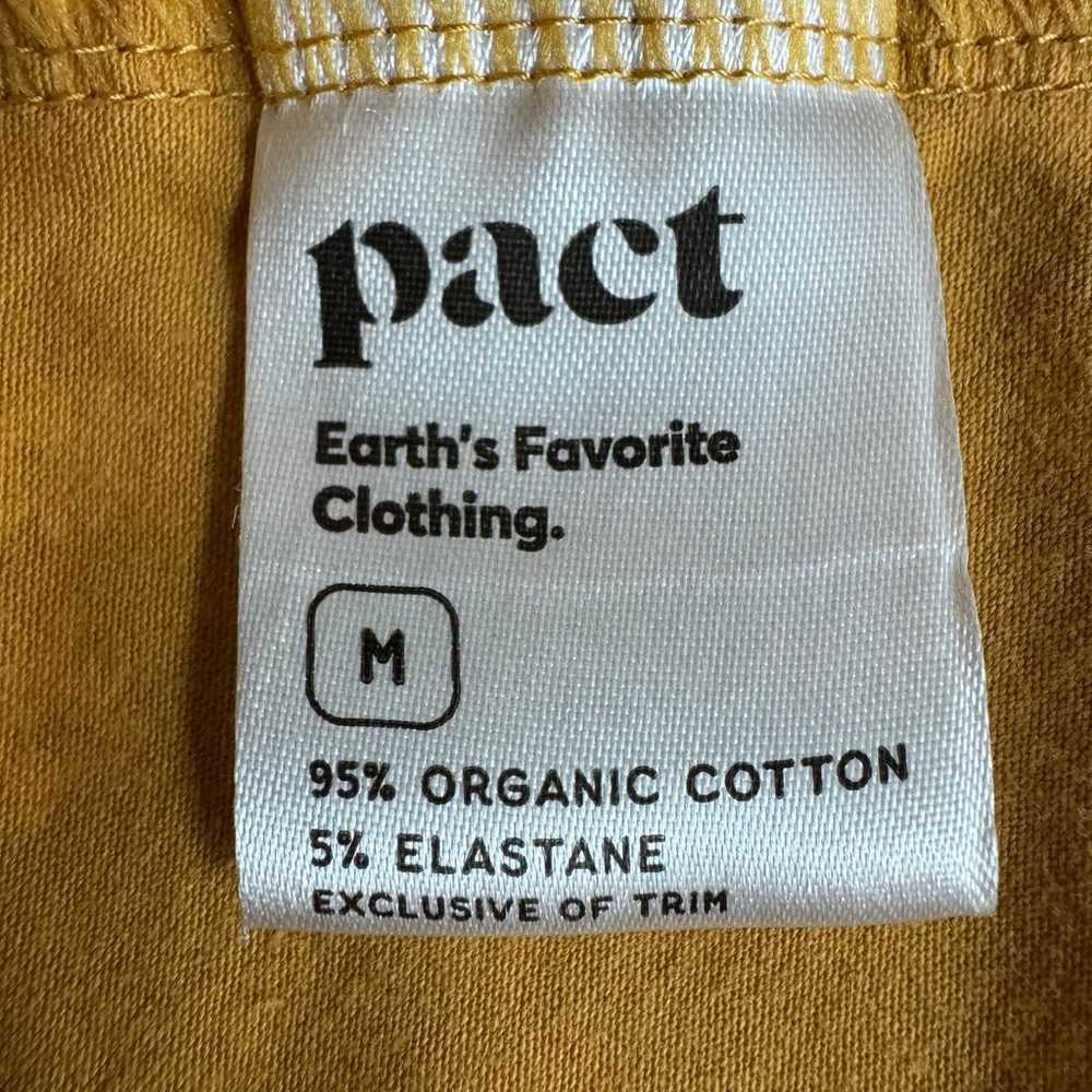 Pact Organic Mustard Blooms Fit Flare Handkerchie… - image 11