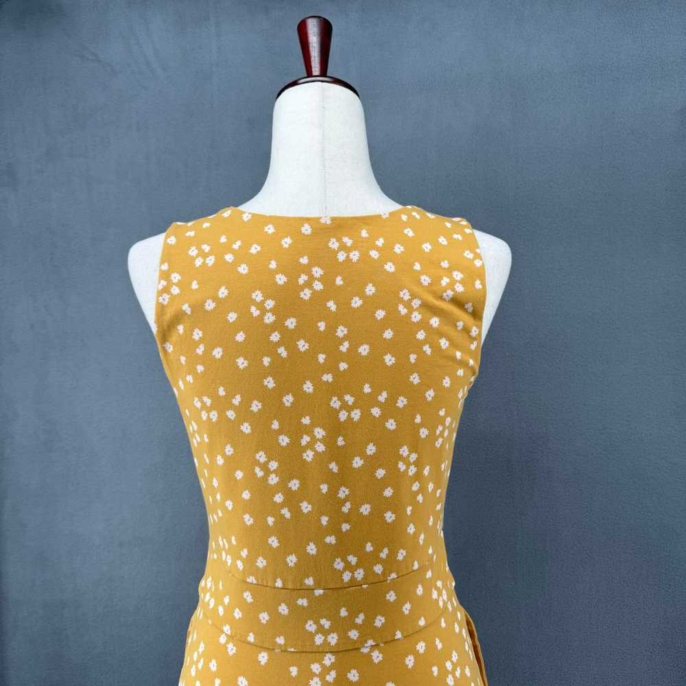 Pact Organic Mustard Blooms Fit Flare Handkerchie… - image 7