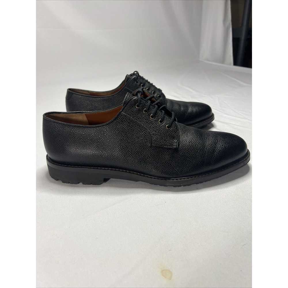 EUC Salvatore Ferragamo Black Leather Men's Shoes… - image 6