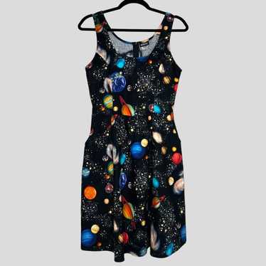 Retrolicious Galaxy Dress Size M Space Retro Cosmi