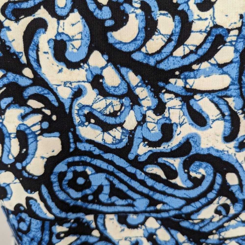 MICHAEL Michael Kors Blue Paisley A-Line Dress Si… - image 4