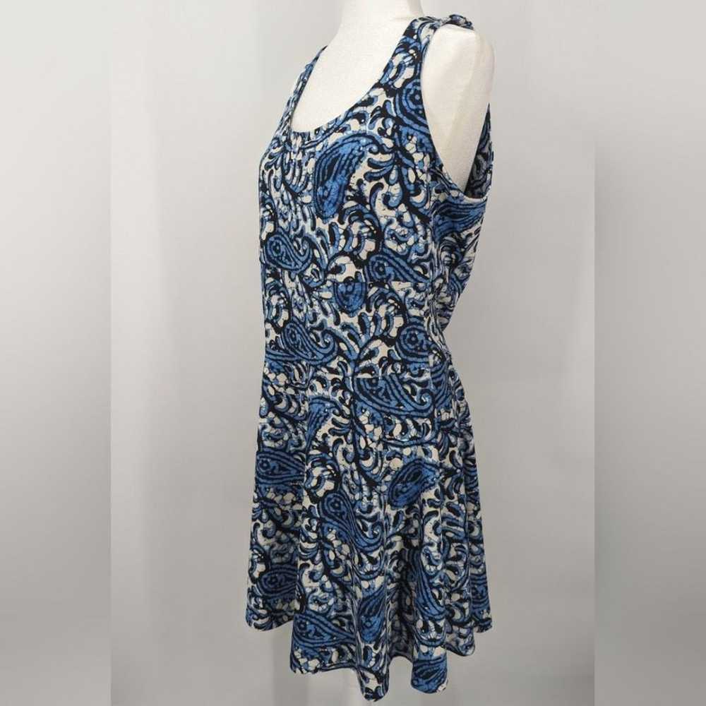 MICHAEL Michael Kors Blue Paisley A-Line Dress Si… - image 5