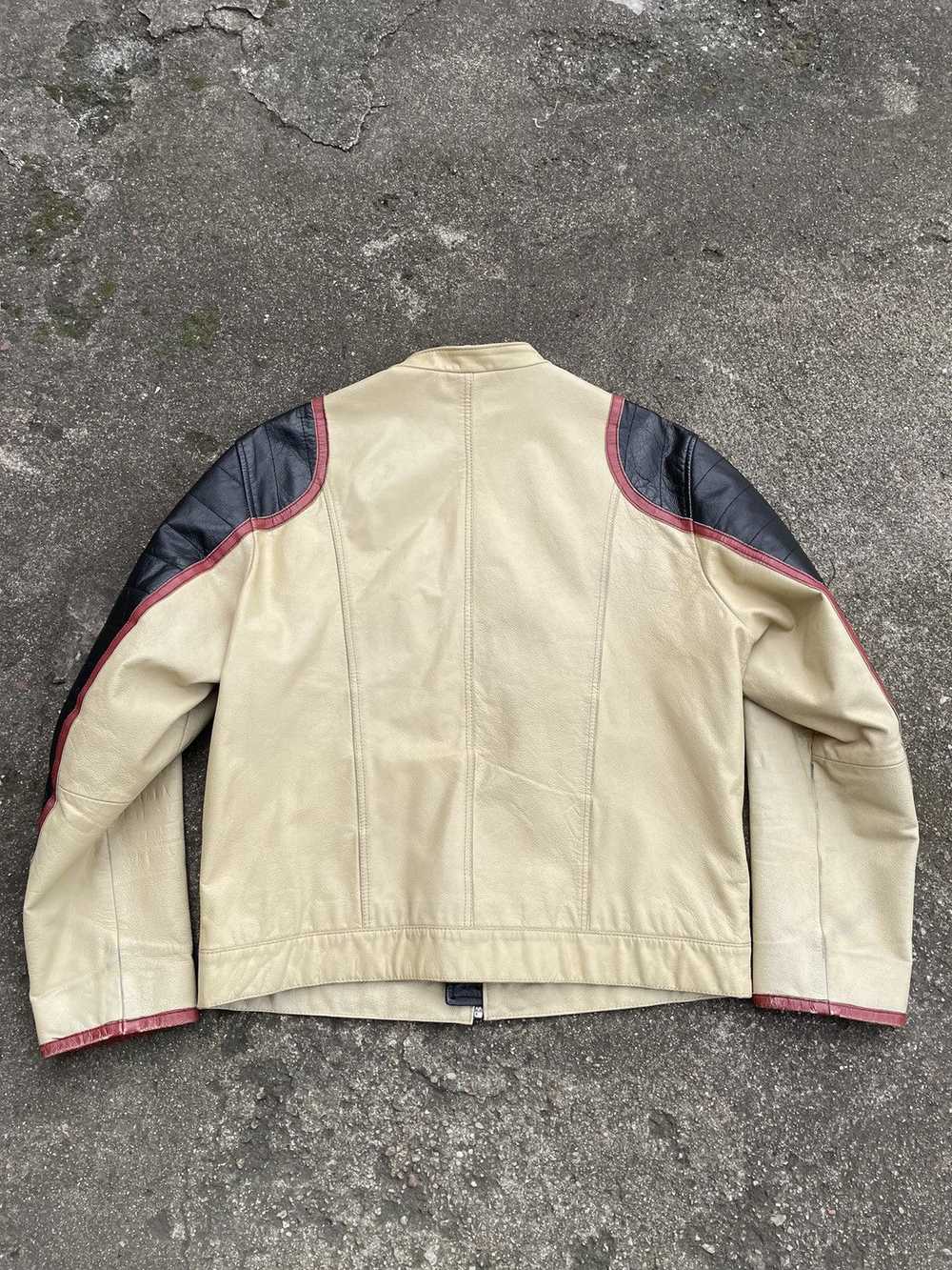 Leather Jacket × Racing × Vintage Racing Rare Gen… - image 6