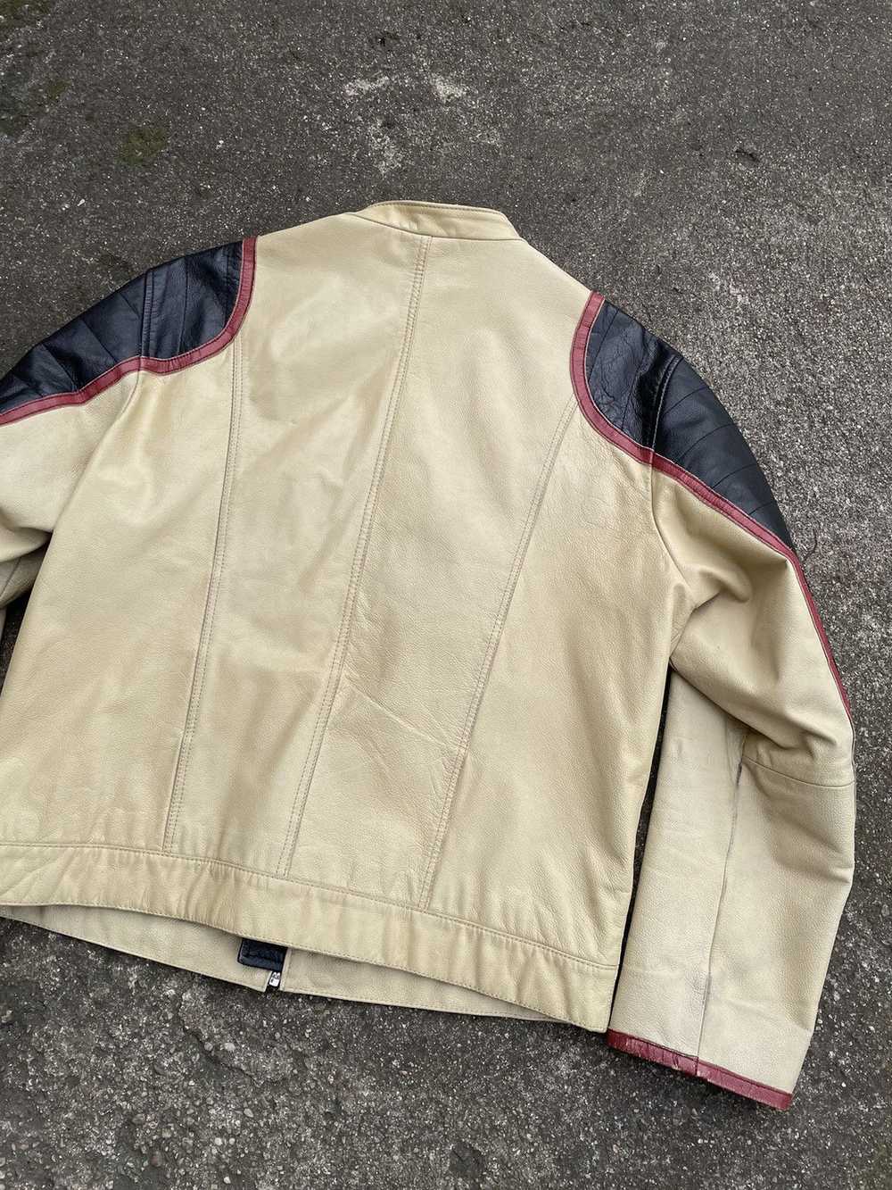 Leather Jacket × Racing × Vintage Racing Rare Gen… - image 8