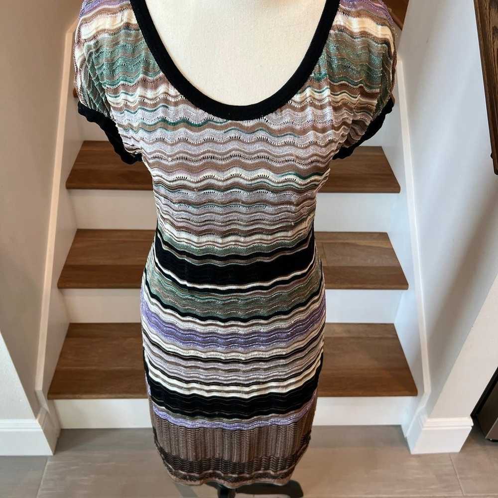 M MISSONI STRIPE DRESS SIZE 8 - image 3