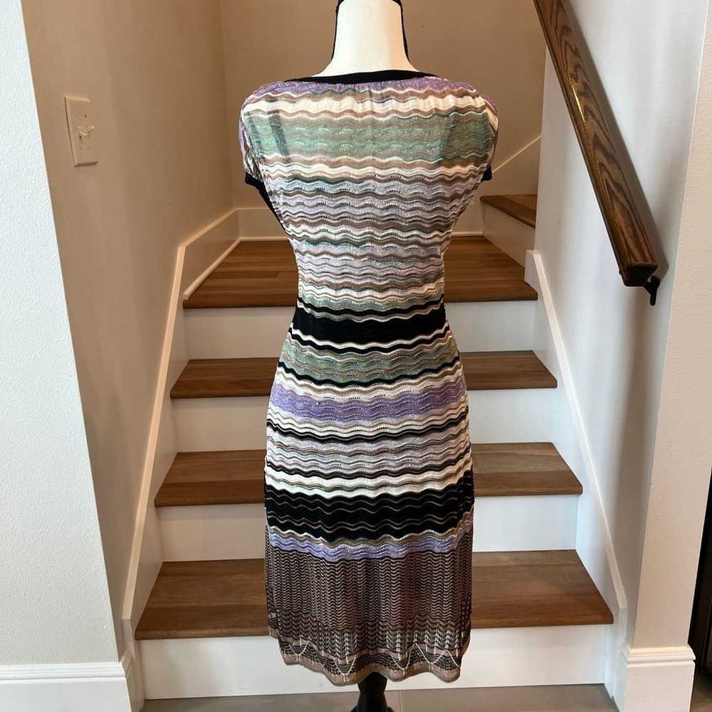 M MISSONI STRIPE DRESS SIZE 8 - image 4