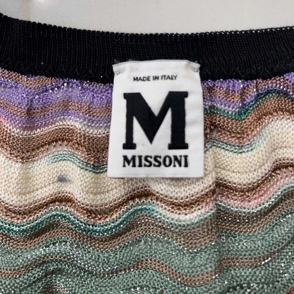 M MISSONI STRIPE DRESS SIZE 8 - image 5