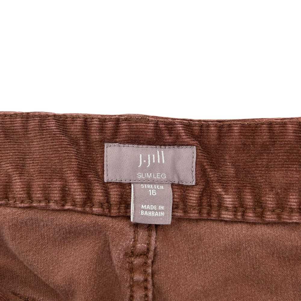 Other J. Jill Brown Slim Leg Stretch Corduroy Pan… - image 2