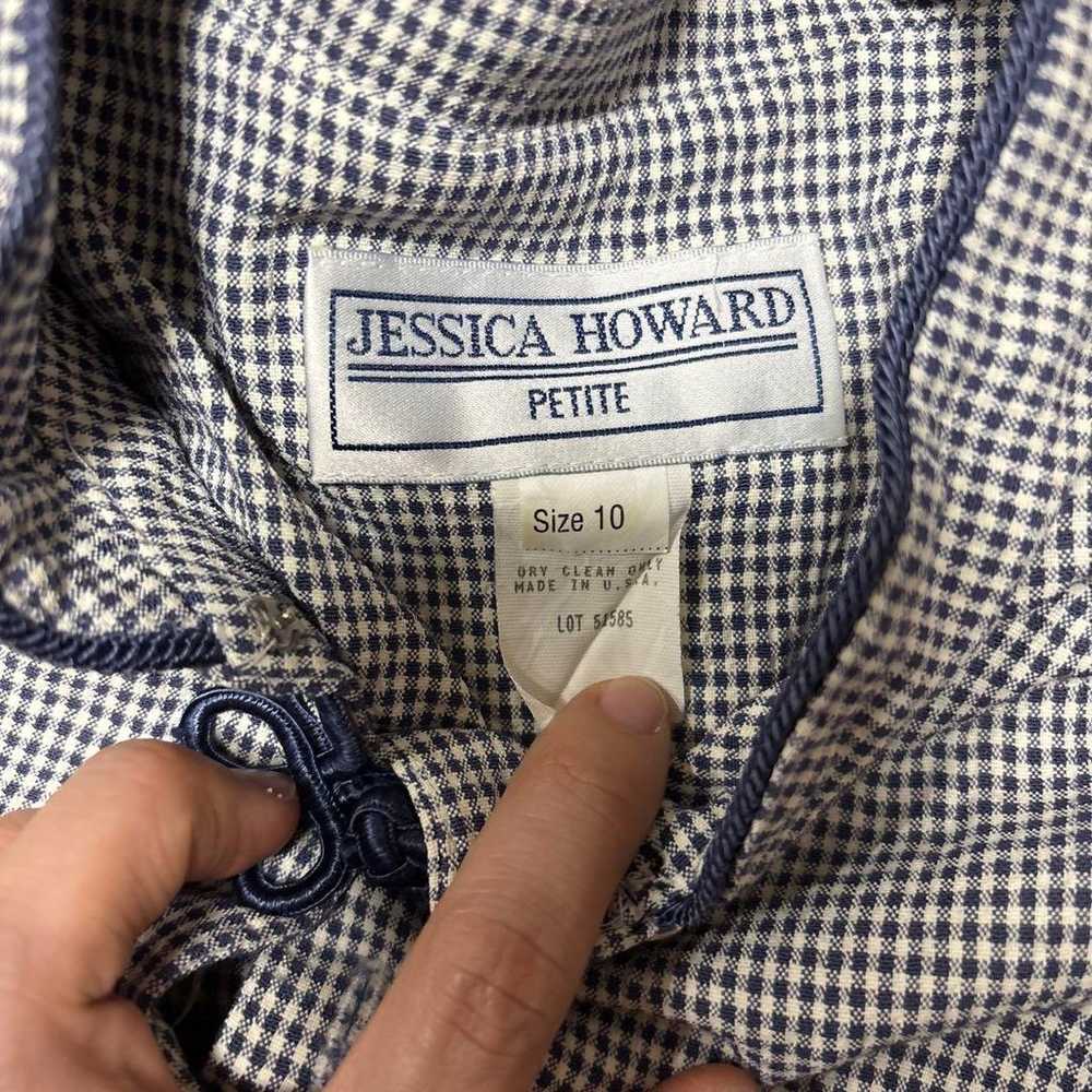 JESSICA HOWARD checkered dress size 10 - image 2