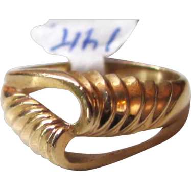 Vintage 14K Yellow Gold Ring Circa 1 970