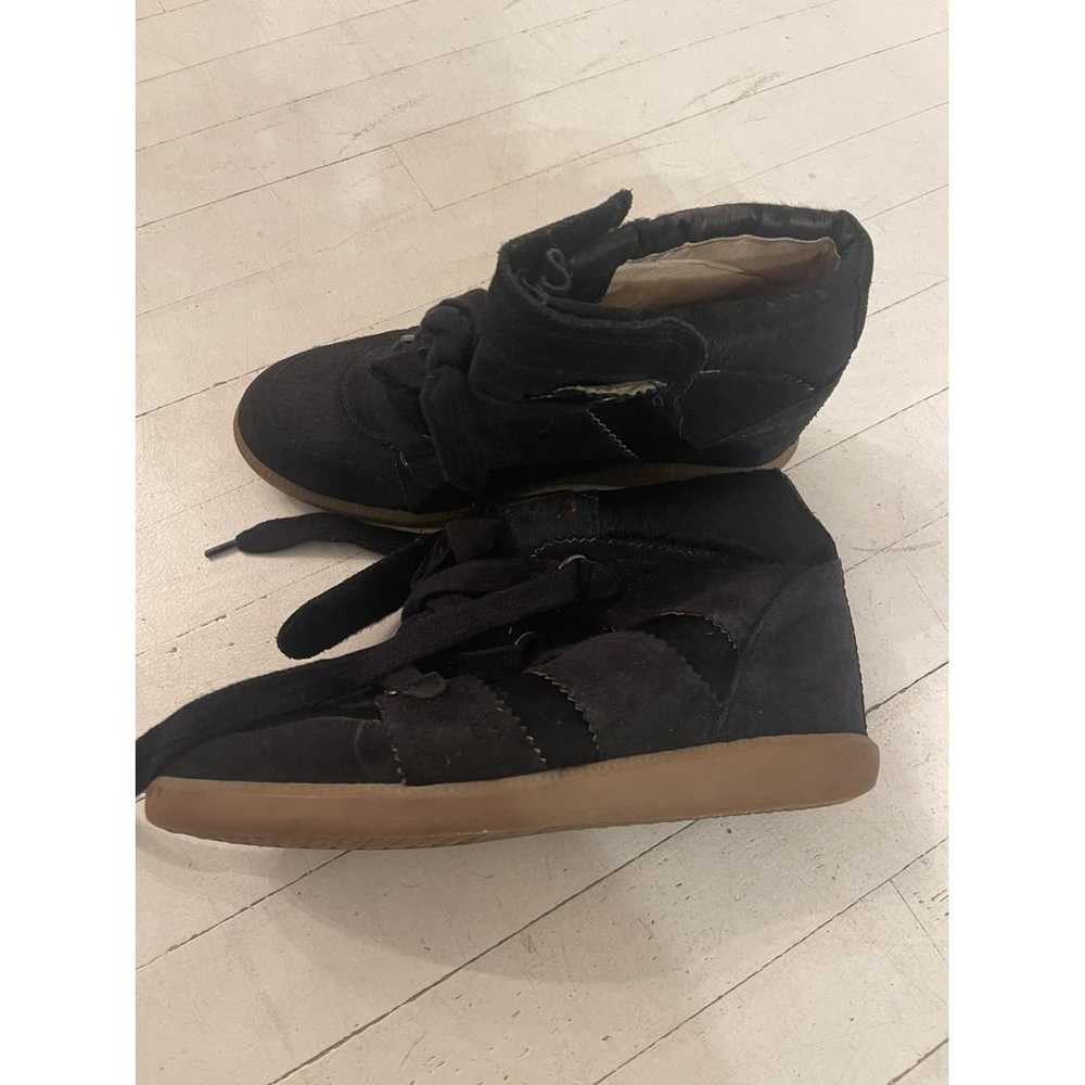 Isabel Marant Bobby pony-style calfskin trainers - image 2