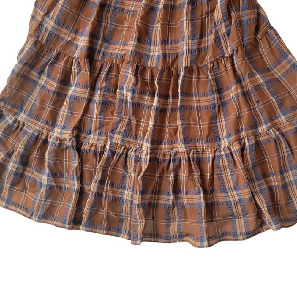 Giannibini Lyla Maple Plaid Sweatheart Tiered Dre… - image 11