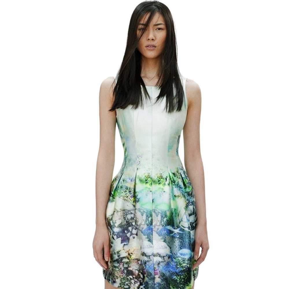 Zara Dress Mini Monet Sea Life Fish Aquarium Ocea… - image 1