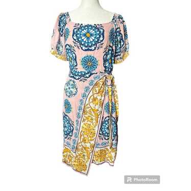 Maeve Resort Wrap Dress Anthropologie size 4 - image 1