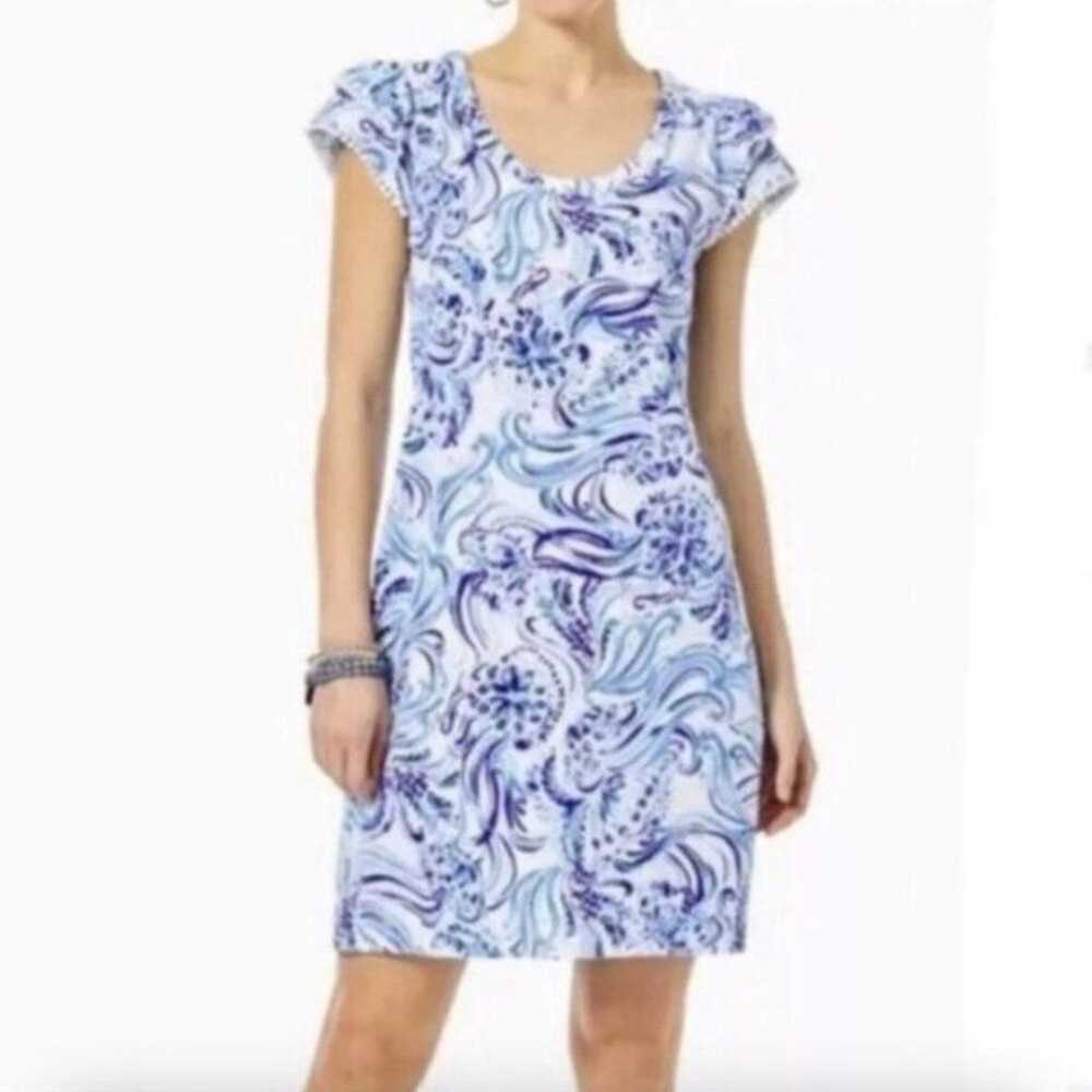 Lilly Pulitzer Bridgitte Cotton Shift Dress Resor… - image 1