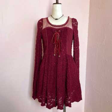 LIZ LISA Mini Dress Velvet Girly