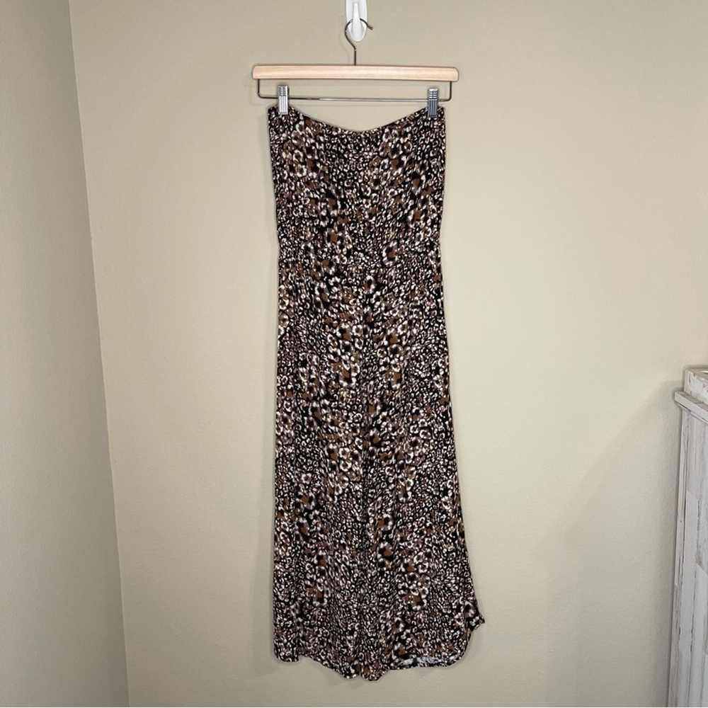 Blue Life Bell Jumper Leopard Print Strapless Wid… - image 8