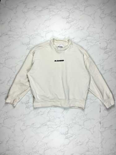 Jil Sander 🔥[SALE]🔥 Jil Sander White Logo Sweats