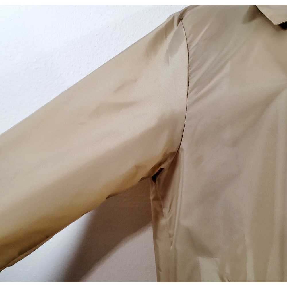 Other VTG Aqua Sheen Tan Brown Lightweight Rainco… - image 6