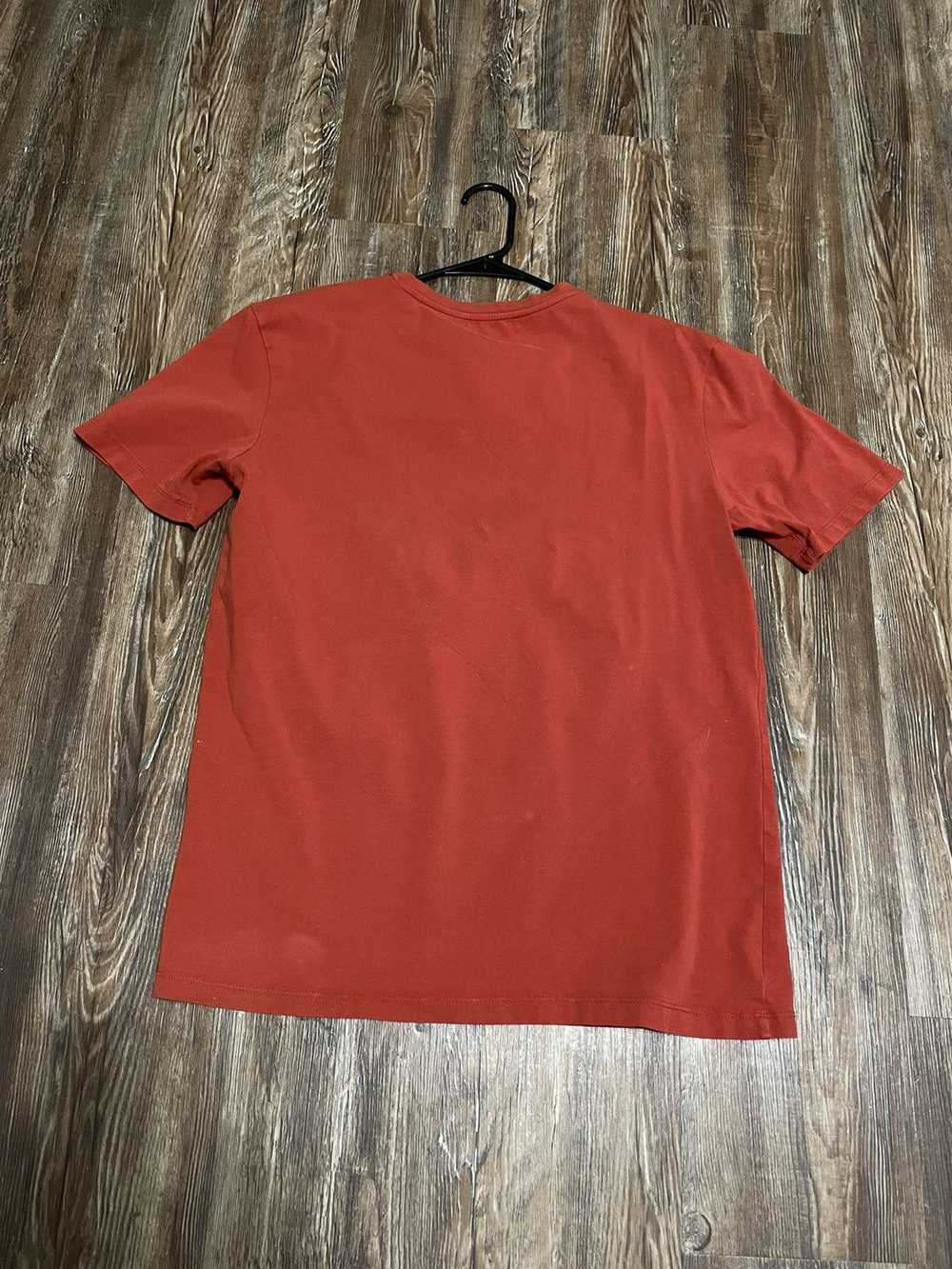 Zara Slim Fit Tee Shirt Short Sleeve T Basic Red … - image 2