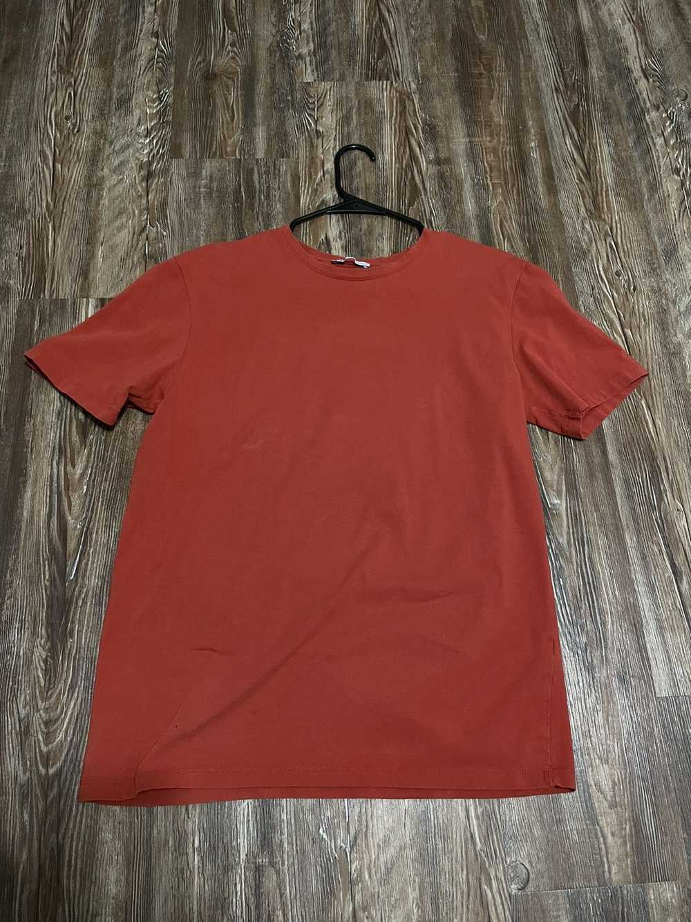 Zara Slim Fit Tee Shirt Short Sleeve T Basic Red … - image 7