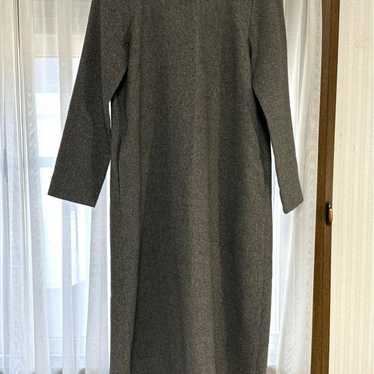 【Excellent Condition】Gray Long Sleeve Long Dress