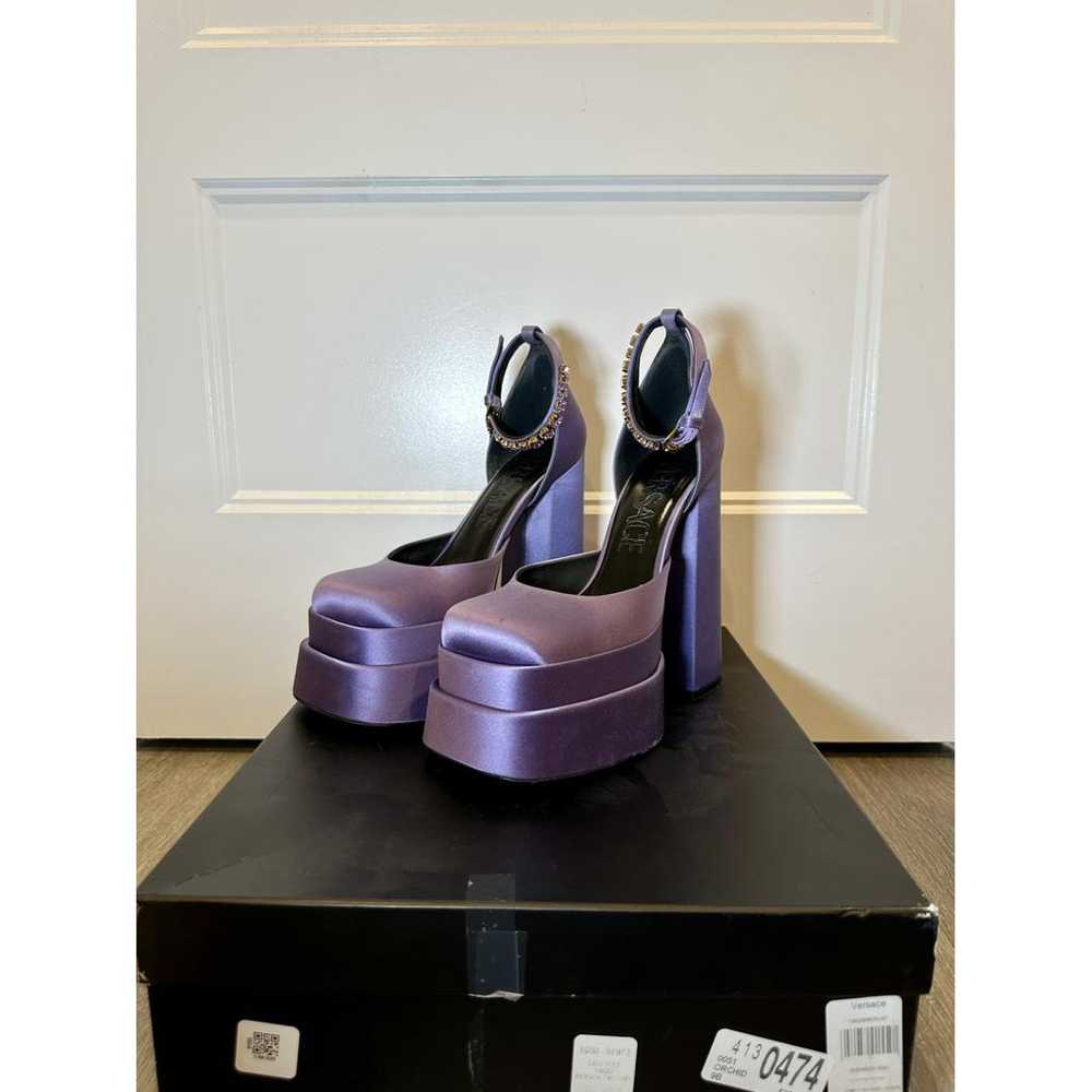 Versace Medusa Aevitas silk heels - image 2