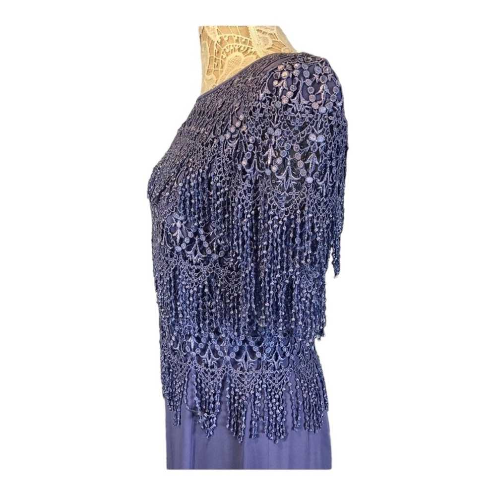 Vintage Cattiva New York Embroidered Lace dress s… - image 7