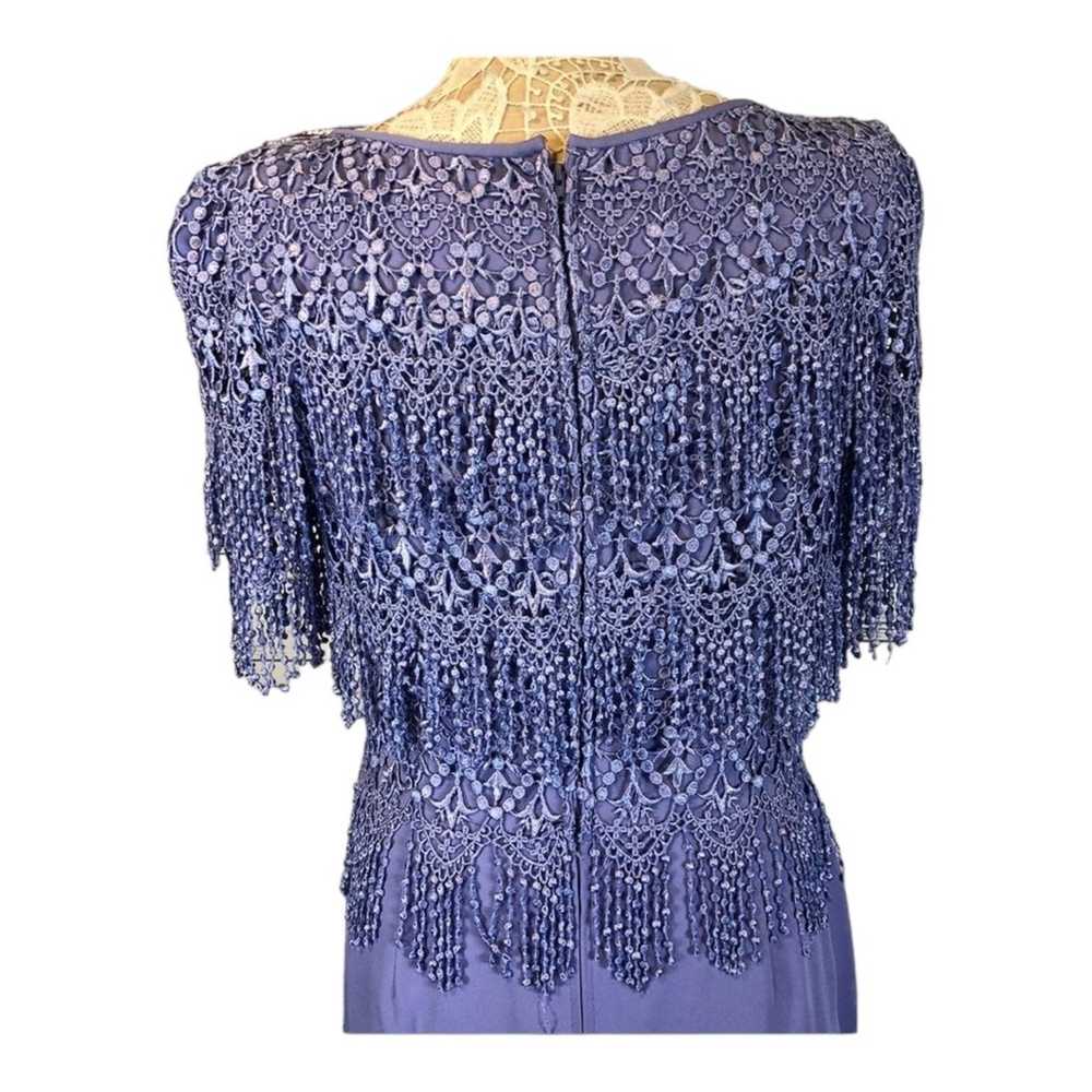 Vintage Cattiva New York Embroidered Lace dress s… - image 9