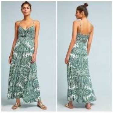 Moulinette Soeurs Anthropologie maxi dress size me