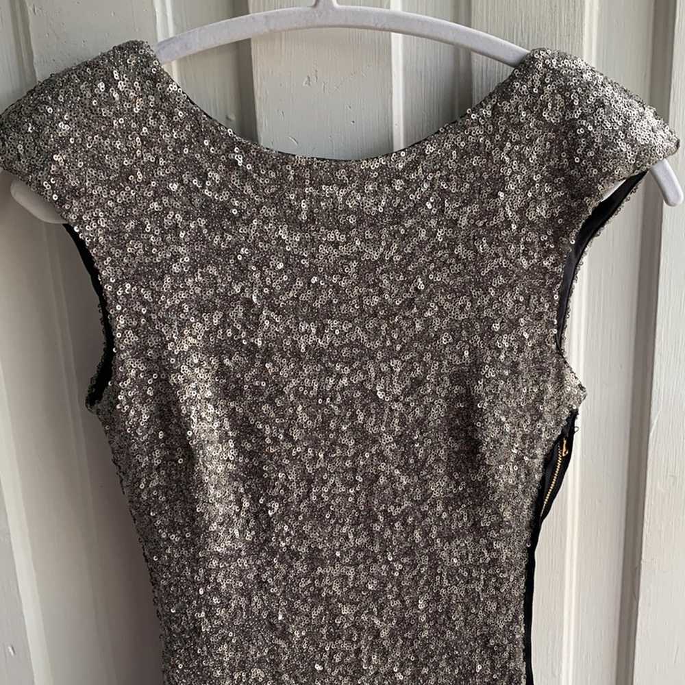 Zara Sequin Open Back Mini Dress - image 3