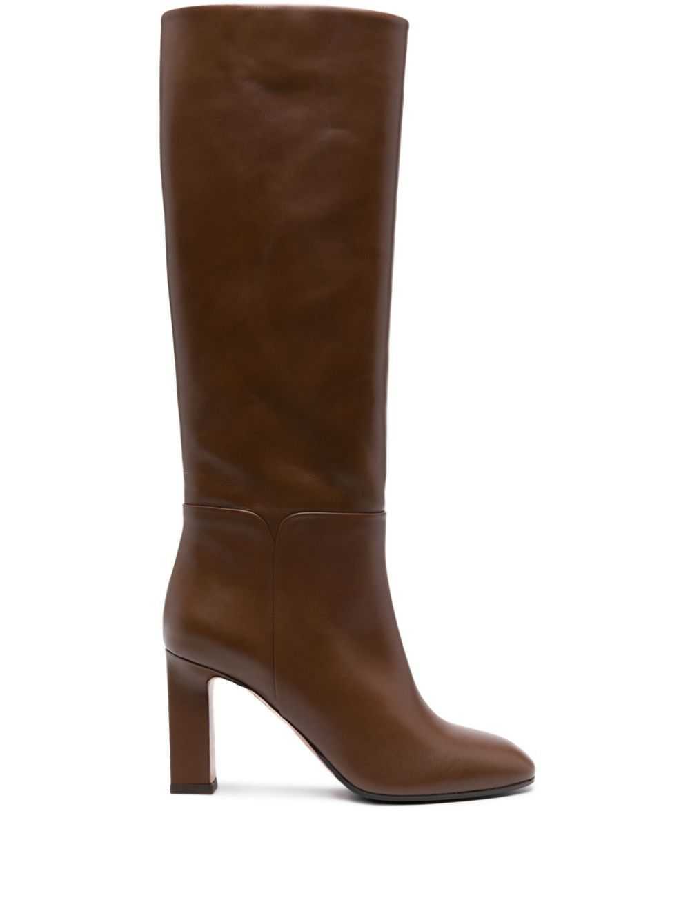 Aquazzura Sellier 85mm leather boots - image 1