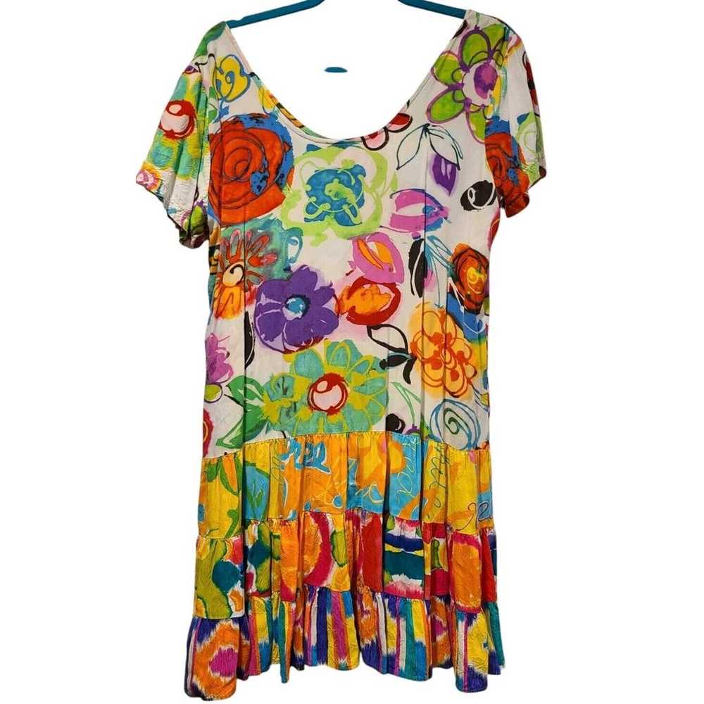 Vintage Jams World Hattie Floral Tiered Vacation … - image 3