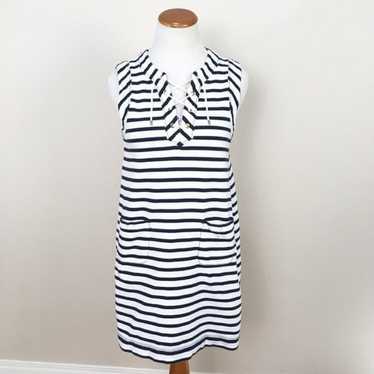 Kate Spade Breton Lace Up Striped Dress