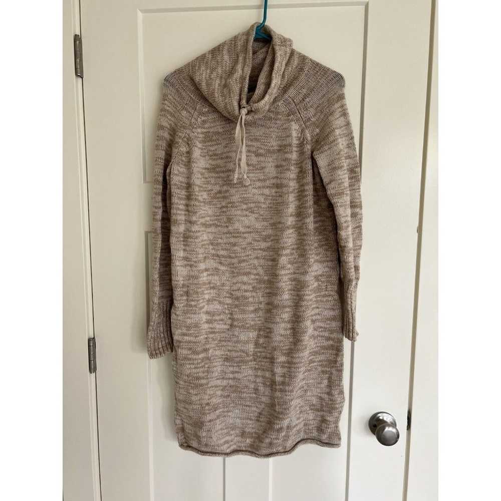 Athleta 100% Merino Wool Turtleneck Sweater Dress… - image 2