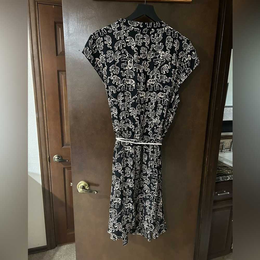 Anthropologie Maeve elephant print dress Size XL - image 5