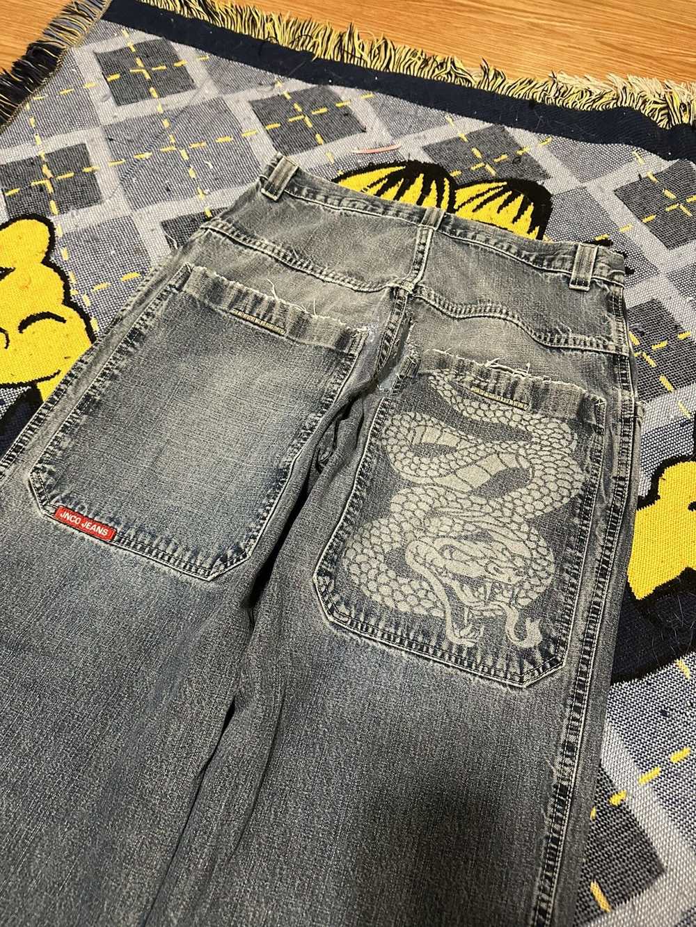 Jnco × Streetwear × Vintage Vintage Repaired JNCO… - image 3