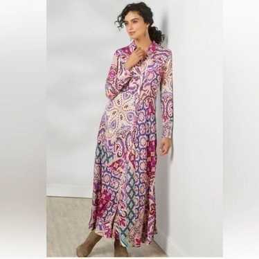 Soft Surroundings Palmero Boho Maxi Dress - image 1