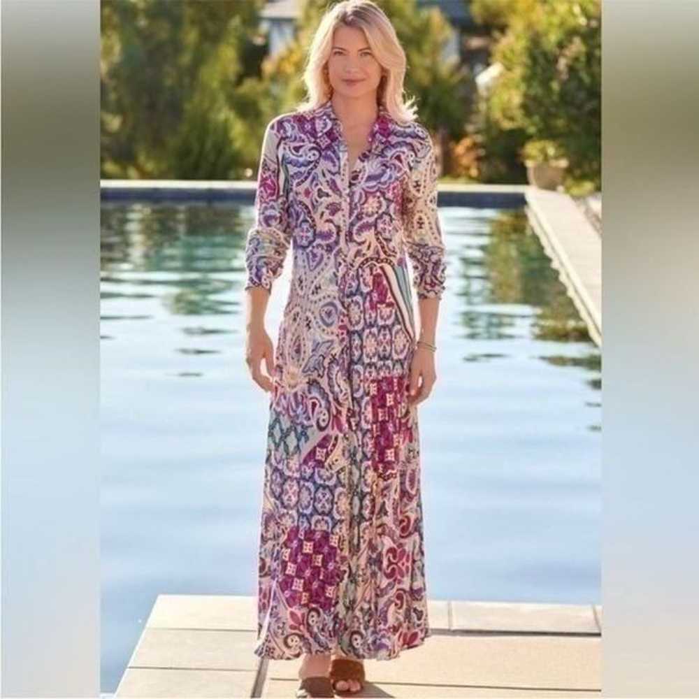 Soft Surroundings Palmero Boho Maxi Dress - image 2