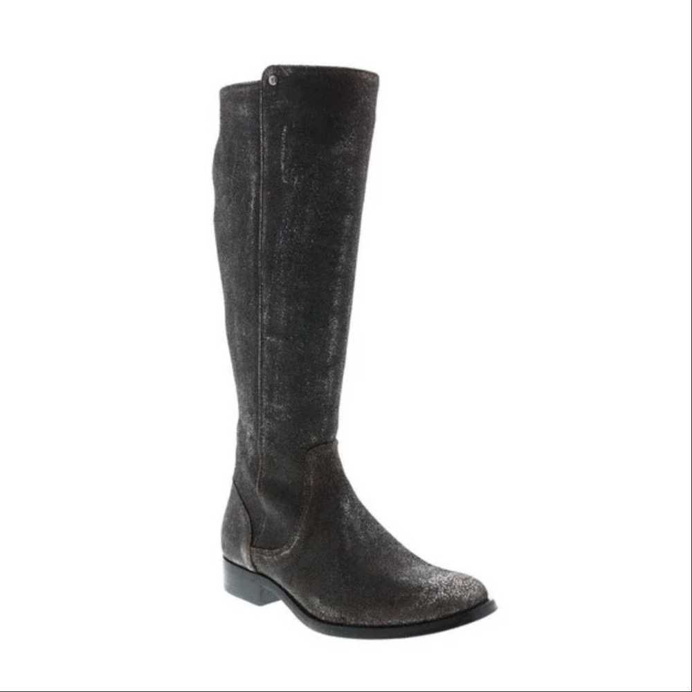 Frye FRYE MELISSA STUD LEATHER ZIPPER RIDING BOOT… - image 2