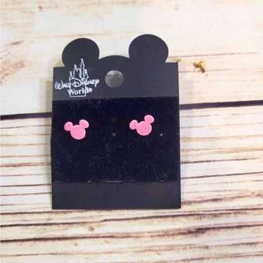 Walt Disney World Vintage Pink Mickey Earrings