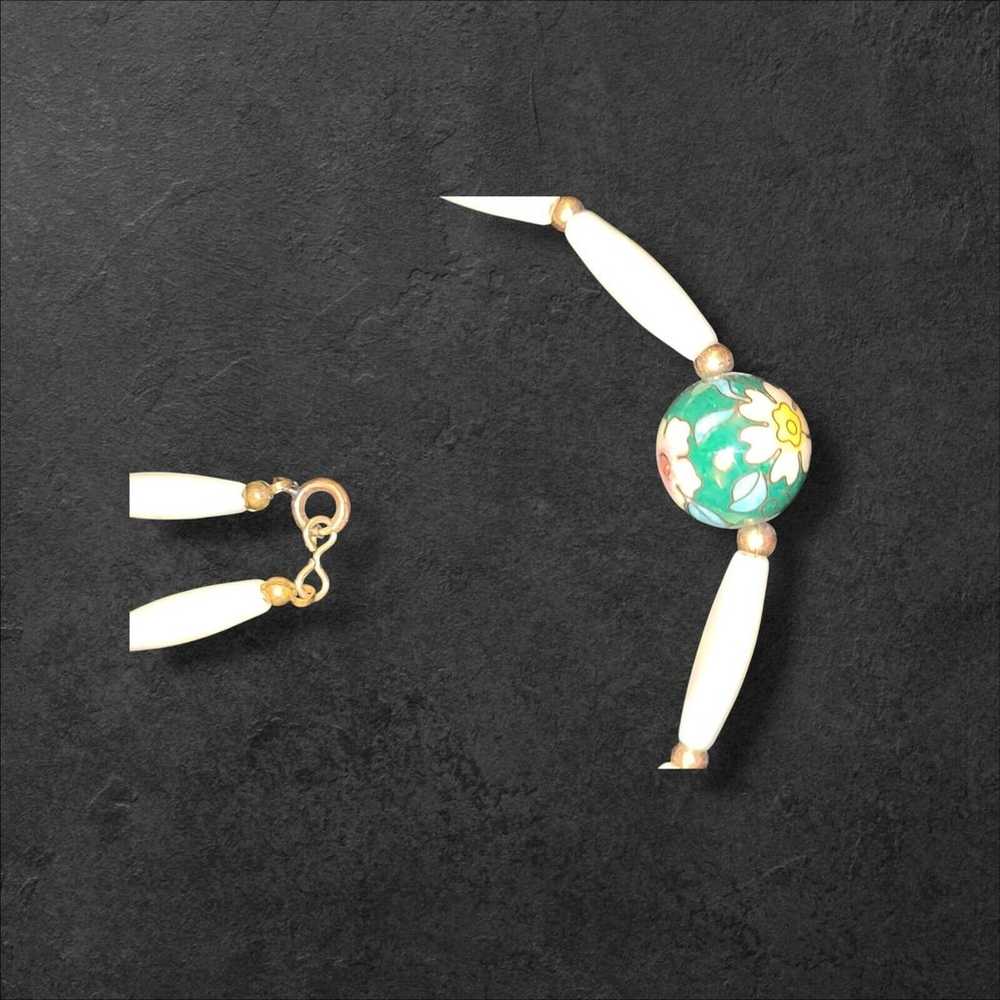 Vintage 1/20 12k Gold Mother Of Pearl & Cloisonne… - image 11