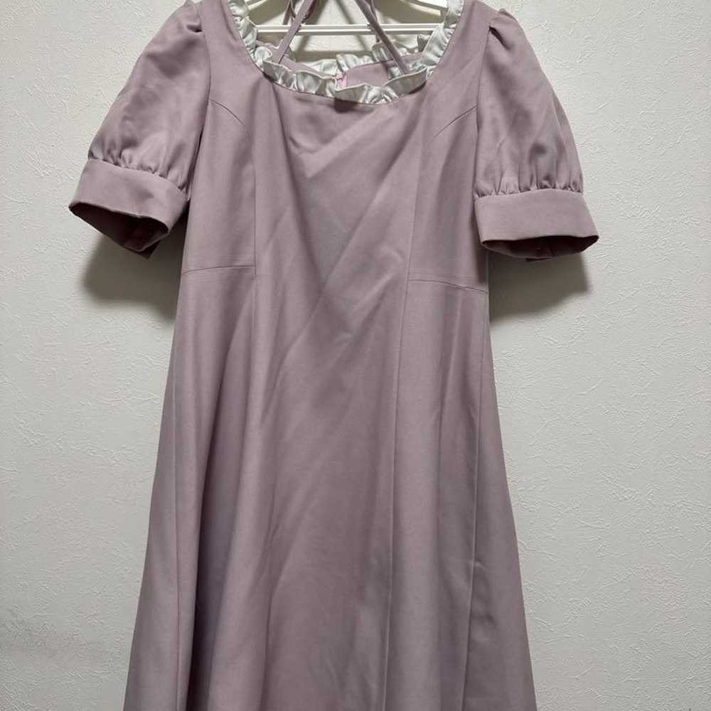 MILK Pink Short Sleeve Knee-Length Dress - image 1