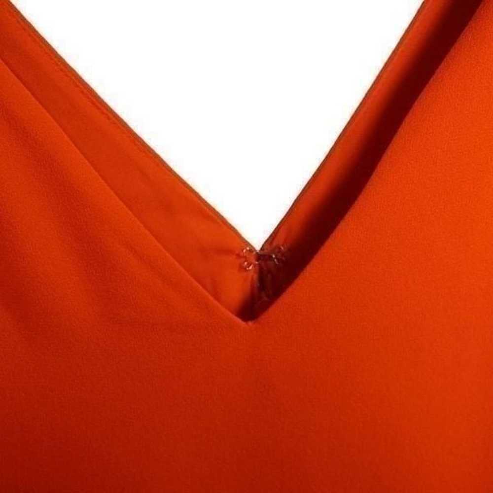 LAUREN Ralph Lauren Vienna Orange V-Neck Shift Dr… - image 3