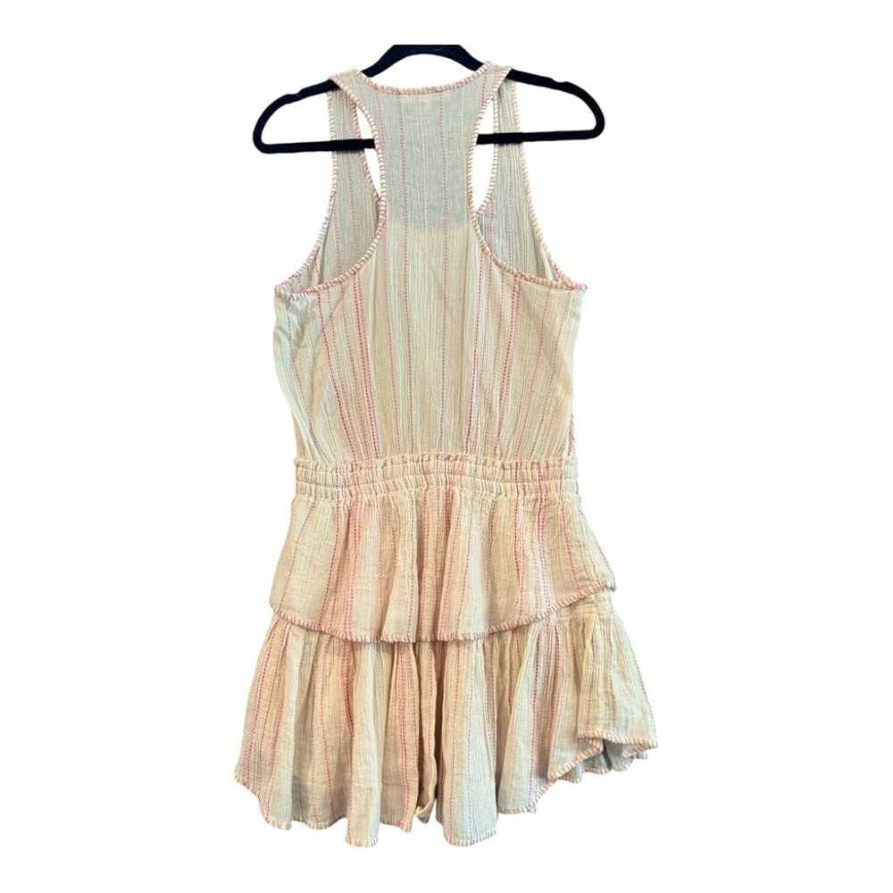 Loveshackfancy Pastel Striped Ruffle Mini Dress S… - image 5