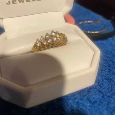 Beautiful Moissanite ring size 7 1/2