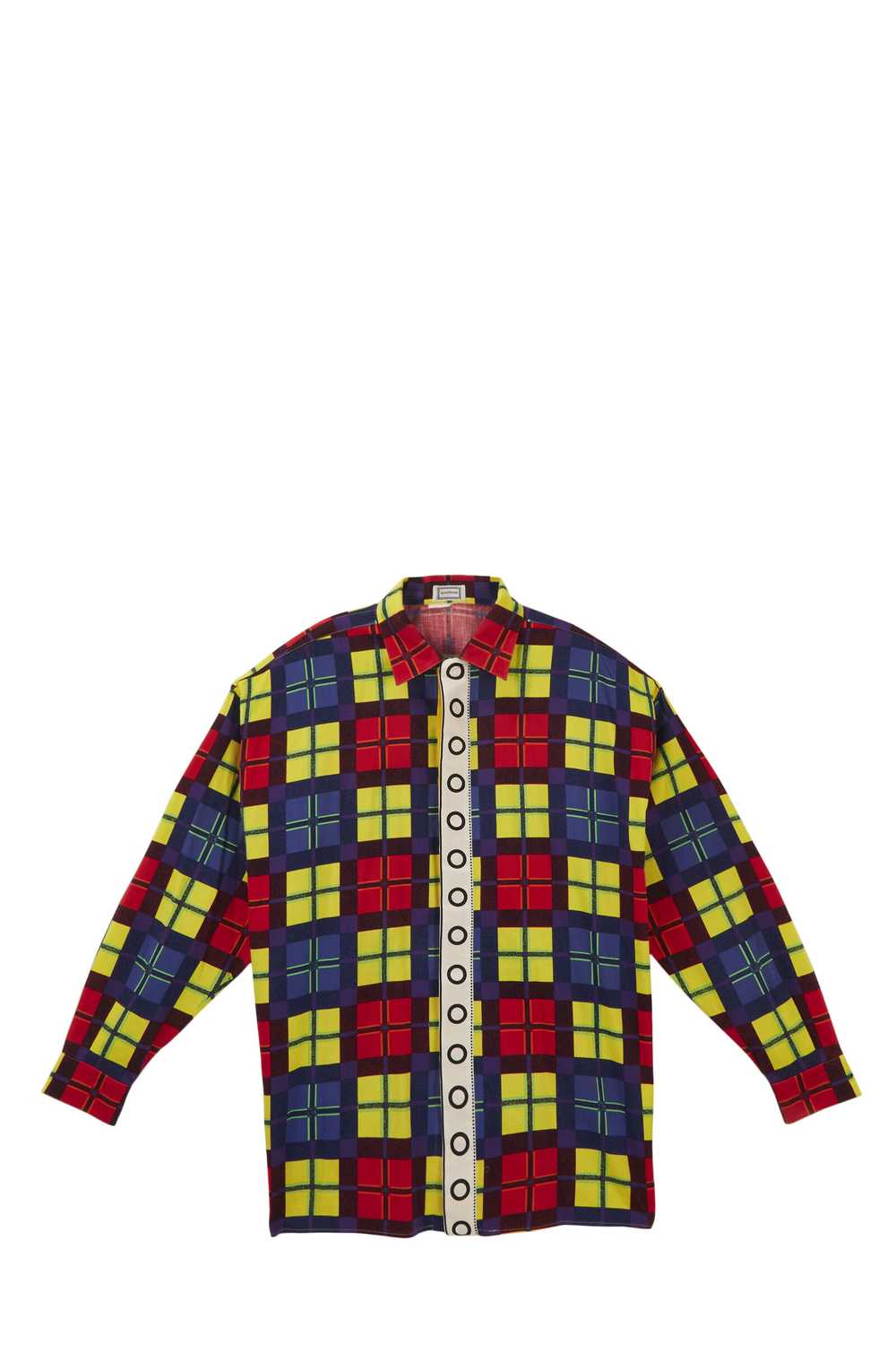 André Leon Talley Gianni Versace Multicolor Shirt… - image 1