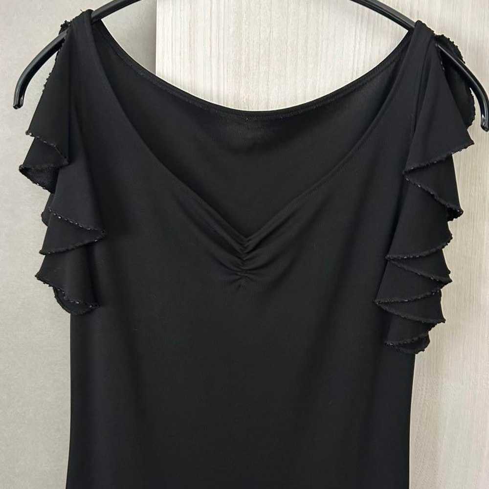 Black Flare Dress / Wedding & Party DKNY - image 5