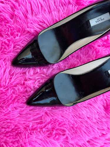 black patent prada heels - image 1