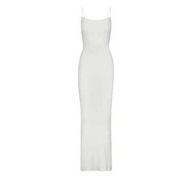 SKIMS WHITE SOFT LOUNGE LONG SLIP DRESS size small